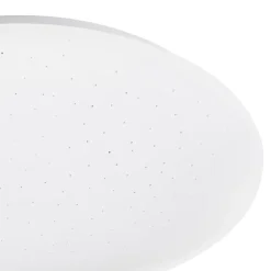 Plafonnier LED intégrée 1000lm 8W blanc neutre GoodHome Leto blanc H.8 x Ø25 cm