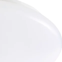 Plafonnier LED intégrée 1000lm 8W blanc neutre GoodHome Dea blanc H.8 x Ø25 cm