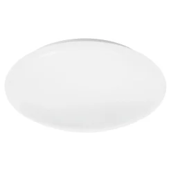 Plafonnier LED intégrée 1000lm 8W blanc neutre GoodHome Dea blanc H.8 x Ø25 cm