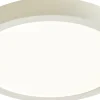 Plafonnier LED intégrée 1200lm 12W blanc froid GoodHome Aius mat blanc H.2.5 x Ø21.5 cm