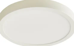 Plafonnier LED intégrée 1200lm 12W blanc froid GoodHome Aius mat blanc H.2.5 x Ø21.5 cm