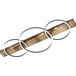 Plafonnier LED intégrée 109W Eglo Boyal blanc chaud L.101 x l.40 x H.9.5 cm