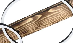 Plafonnier LED intégrée 109W Eglo Boyal blanc chaud L.101 x l.40 x H.9.5 cm