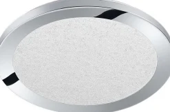 Plafonnier Led IP44, 13W, 1500lm, effet cristal - TRIO - CESAR