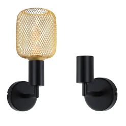 Plafonnier LED Jaron IP44 E27 230V max. 60W gradable Noir mat