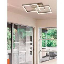 Plafonnier LED moderne BARD 39W Noir 3394-22-101 Fabas Luce