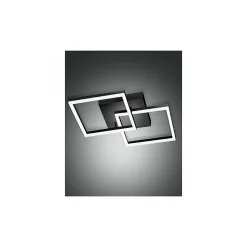 Plafonnier LED moderne BARD 39W Noir 3394-22-101 Fabas Luce