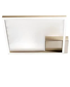 Plafonnier LED moderne BARD 39W Or Mat 3394-61-225 Fabas Luce