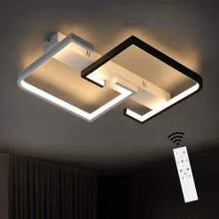 Plafonnier LED NETTLIFE, lampe de plafond moderne pour chambre à coucher, couloir