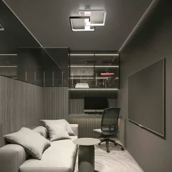 Plafonnier LED NETTLIFE, lampe de plafond moderne pour chambre à coucher, couloir