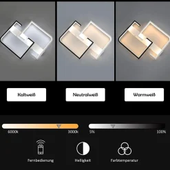 Plafonnier LED NETTLIFE, lampe de plafond moderne pour chambre à coucher, couloir