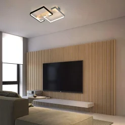 Plafonnier LED NETTLIFE, lampe de plafond moderne pour chambre à coucher, couloir