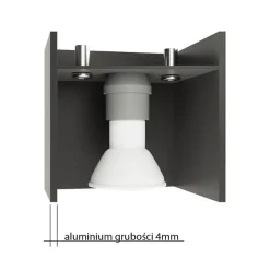 Plafonnier LED Noir - SILUMEN - Design Contemporain - IP20