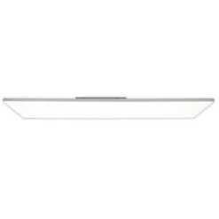 Plafonnier LED Panel 'CARENTE' longueur 119,5 cm, sans cadre, nombreuses fonctions, en métal et plastique, blanc, LED intégrées