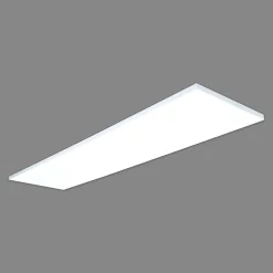 Plafonnier LED Panel 'CARENTE' longueur 119,5 cm, sans cadre, nombreuses fonctions, en métal et plastique, blanc, LED intégrées