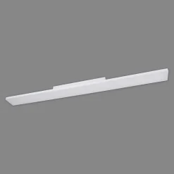 Plafonnier LED Panel 'CARENTE' longueur 119,5 cm, sans cadre, nombreuses fonctions, en métal et plastique, blanc, LED intégrées