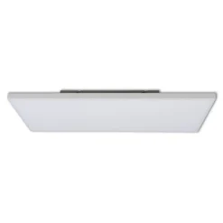 Plafonnier LED Panel 'CARENTE' longueur 59,5 cm, sans cadre, nombreuses fonctions, en métal et plastique, blanc, LED intégrées