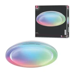 Plafonnier LED Rainbow With rainbow effect RGBW+ 2800lm 230V 38,5W gradable Chrome Blanc