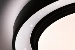 Plafonnier LED Rainbow With rainbow effect RGBW+ 1500lm 230V 38,5W gradable Noir Blanc