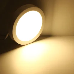 Plafonnier led Rond en saillie 18W 225mm Blanc Chaud 3000K