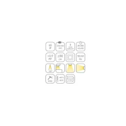 Plafonnier LED rond étanche SELEN IP65 12W 4000K