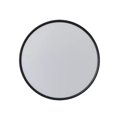 Plafonnier LED Rond 24W Extra-Plat CCT 30cm, Lampe Superslim Sceneswitch 3 ambiances - Noir