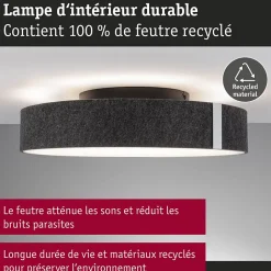 Plafonnier LED 3-Step-Dim Malika 2700K 2300lm 230V 29W gradable Anthracite