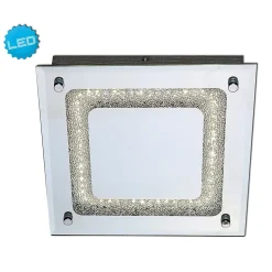 Plafonnier LED 'Thun' chromé d:24cm