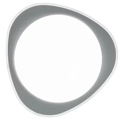 Plafonnier LED TOKIO 45,5 cm metal plastique blanc dimmable memoire hauteur 5,7 cm