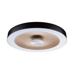 Plafonnier LED Volea IP44 3000K 1300lm / 0lm 230V 4W / 18,5W gradable Noir Doré