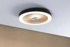 Plafonnier LED Volea IP44 3000K 1300lm / 0lm 230V 4W / 18,5W gradable Noir Doré