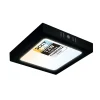 Plafonnier LED 12W 1050 lm 3CCT 14x14 cm IP20 carré noir SELENA HOROZ