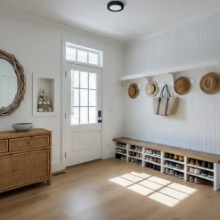 Plafonnier LED 24W 2270 lm 3CCT 22 cm IP20 rond noir MILENA HOROZ