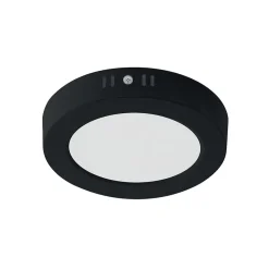Plafonnier LED 36W 3600 lm 3CCT 29 cm IP20 rond noir MILENA HOROZ