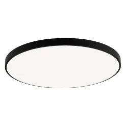Plafonnier LED 24W 1680 lm 3CCT 3000K / 4200K / 6400K IP20 rond noir-1 pc