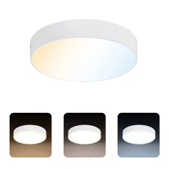 Plafonnier LED 12W 1050 lm 3CCT 12 cm IP20 rond blanc CATALINA HOROZ