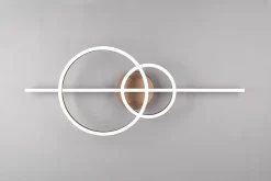 Plafonnier LED 54W - 6300lm, 2700/6000K - Variateur - Télécommande - Café - Trio - Montilla