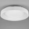 Plafonnier LED 48W, 5600 lm, 2700-6000K, diam 60 cm, Blanc Mat avec Télécommande - Trio - Girona