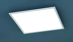 Plafonnier LED 31W 3600lm 3000K nickel mat blanc dimmable - Trio - Phoenix