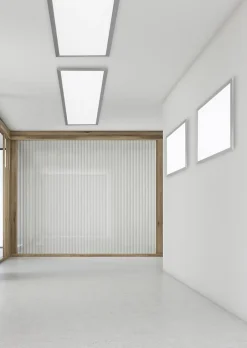 Plafonnier LED 31W 3600lm 3000K nickel mat blanc dimmable - Trio - Phoenix