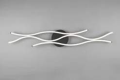 Plafonnier LED 35W 4300lm réglable laiton mat/noir mat - Trio - Blaze