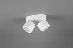 Plafonnier LED 5W, 2x450lm, 3000K, Orientable, Encastrable ou en saillie - Trio - Taurus