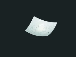 Plafonnier Led 1xE27, max. 40W, Verre Blanc - Trio - Spirelli