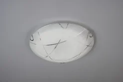 Plafonnier Led 1xE27, max. 40W, Verre Blanc - Trio - Spirelli