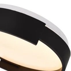 Plafonnier Light Prestige Halo noir LED CCT 3000, 4000, 6000 (réglable) 1 pc.