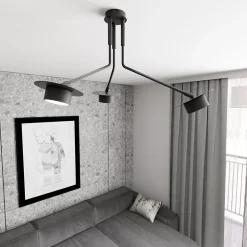 Plafonnier MIZU 3 BL, Emibig Lighting, Fabriqué en EU