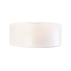 Plafonnier moderne blanc 50 cm 3 lumières - Drum Duo