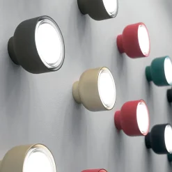 Plafonnier moderne BOTTONE en aluminium titane 1xGX53