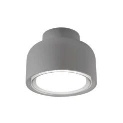 Plafonnier moderne BOTTONE en aluminium titane 1xGX53