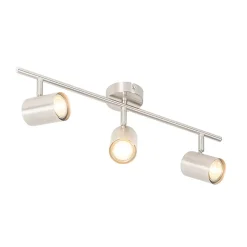 Plafonnier moderne en acier 3 lumières orientables - Jeana